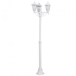 163-11697  LED Outdoor 3 Headed Post Lamp White 