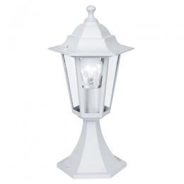 163-11700  LED Outdoor Pedestal Lantern White 