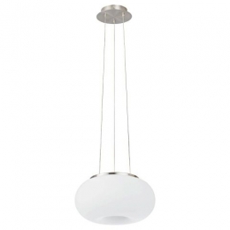 158-1185  LED Pendant Light Nickel Frosted 