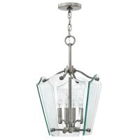 186-11960 Vernati LED 2 Light Small Ceiling Lantern Polished Antique Nickel