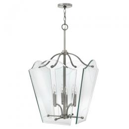 186-11962 Vernati LED 6 Light Large Ceiling Lantern Polished Antique Nickel 