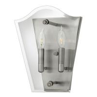 186-11963 Vernati LED 2 Light Wall Light Polished Antique Nickel