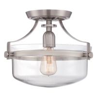 188-11964 Pianelli LED 1 Light Semi-Flush Ceiling Light Brushed Nickel