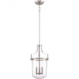 188-11968 Pianelli LED 1 Light Pendant Ceiling Light Brushed Nickel 