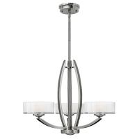 186-11971 Merola LED 3 Light Pendant Brushed Nickel