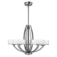 186-11972 Merola LED 5 Light Pendant Brushed Nickel