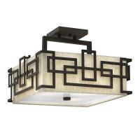 186-12006 Lamperti LED 3 Light Semi Flush Ceiling Light Oil Rubbed Bronze