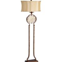 184-12035 Marchini LED 1 Light Floor Lamp British Bronze and Oxidised Bronze