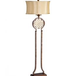 184-12035 Marchini LED 1 Light Floor Lamp British Bronze and Oxidised Bronze 