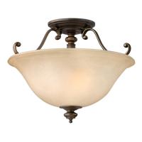 186-12050 Durante LED 2 Light Semi Flush Ceiling Light Royal Bronze