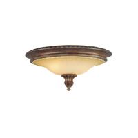 184-12076 Stefani LED 2 Light Flush Ceiling Light British Bronze