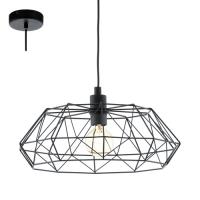 162-12111  LED 1 Light Pendant Light Black