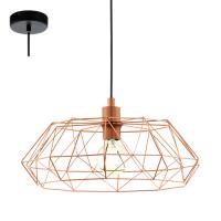 162-12112  LED 1 Light Pendant Light Copper