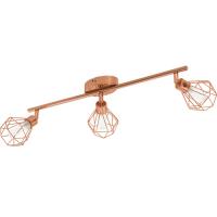 158-12297  LED 3 Light LED Spotlight Copper Finish