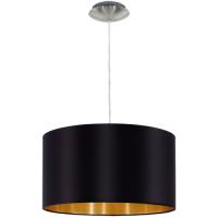 158-12320  LED 3 Light Pendant Ceiling Light Satin Nickel Black