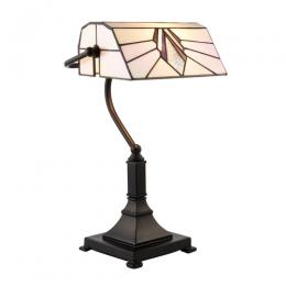 364-12408 Annetta LED Tiffany Bankers Table Lamp 