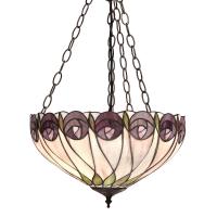 363-12441 Grazzini LED Tiffany 3 Light Medium Inverted Pendant Ceiling Light