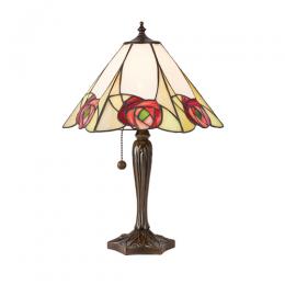 363-12447 Ezio LED Tiffany 1 Light Medium Table Lamp 