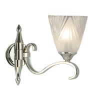 365-12454 Cristaldi LED 2 Light Wall Light Polished Nickel