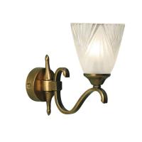 365-12464 Cristaldi LED 1 Light Wall Light Antique Brass