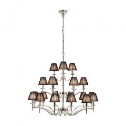 365-12487 Serena LED 21 Light Pendant Ceiling Light Polished Nickel 