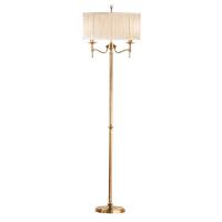 365-12500 Serena LED 2 Light Floor Lamp Antique Brass