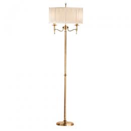 365-12500 Serena LED 2 Light Floor Lamp Antique Brass 