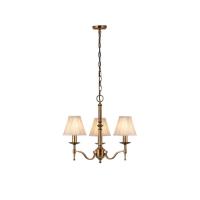 365-12506 Serena LED 3 Light Ceiling Light Antique Brass