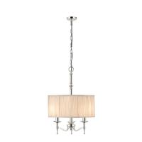 365-12523 Serena LED 3 Light Pendant Ceiling Light Polished Nickel