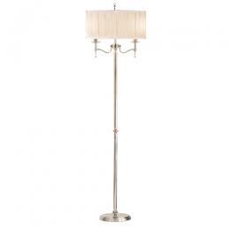 365-12525 Serena LED 2 Light Floor Lamp Polished Nickel 