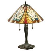 360-12552  LED Hector Tiffany 2 Light Medium Table Lamp