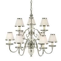 365-12578 Tatiana LED 9 Light Pendant Ceiling Light Polished Nickel