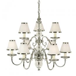 365-12578 Tatiana LED 9 Light Pendant Ceiling Light Polished Nickel 