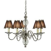 365-12583 Tatiana LED 5 Light Pendant Ceiling Light Polished Nickel