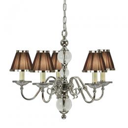 365-12583 Tatiana LED 5 Light Pendant Ceiling Light Polished Nickel 