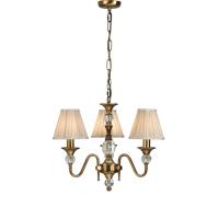 365-12589 Parillo LED 3 Light Ceiling Light Antique Brass