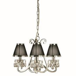 365-12610 Olivieri LED 3 Light Ceiling Light Polished Nickel 