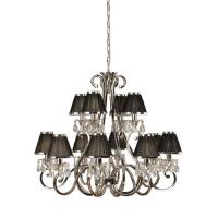 365-12614 Olivieri LED 12 Light Ceiling Light Polished Nickel