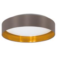 158-12662  LED Flush Ceiling Light Satin Nickel Cappuccino