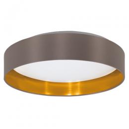 158-12662  LED Flush Ceiling Light Satin Nickel Cappuccino 