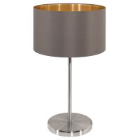 158-12664  LED 1 Light Table Lamp Satin Nickel Cappuccino