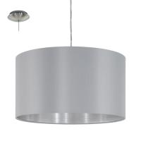 158-12667  LED 1 Light Pendant Ceiling Light Satin Nickel Grey