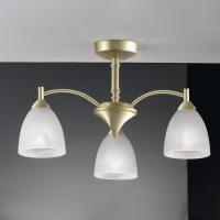 212-13049 Eraldo LED 3 Light Ceiling Light Matt Gold