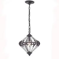 211-13244 Fiorino LED Designer Ironcraft Pendant Light Antique Ironwork