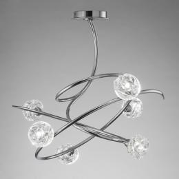 358-13338 Melato 6 Light Ceiling Light Polished Chrome 