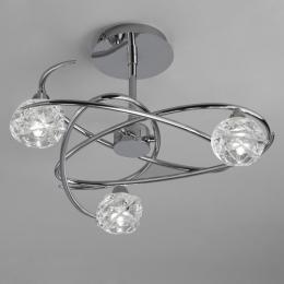 358-13342 Melato 3 Light Ceiling Light Polished Chrome 