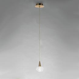 358-13347 Melato 1 Light Pendant Light French Gold 