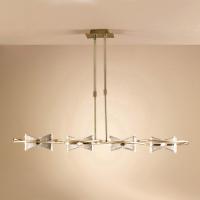 358-13365 Letezia 4 Light Ceiling Light Antique Brass