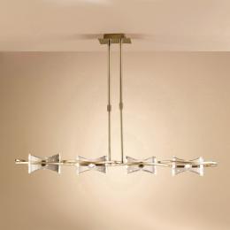 358-13365 Letezia 4 Light Ceiling Light Antique Brass 