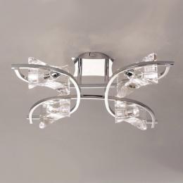 358-13368 Letezia 4 Light Ceiling Light Polished Chrome 